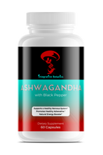 Load image into Gallery viewer, Ashwagandha Stress Control with Black Pepper
